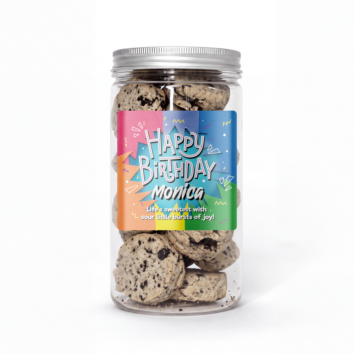 Personalized Shortbread Tub: Custom Nut-Free Gift