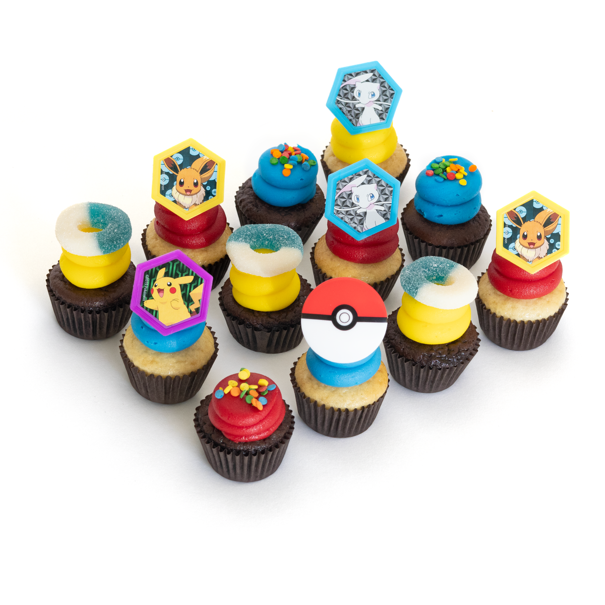 Pokémon Dozen: Official Licensed Nut-Free Cupcakes