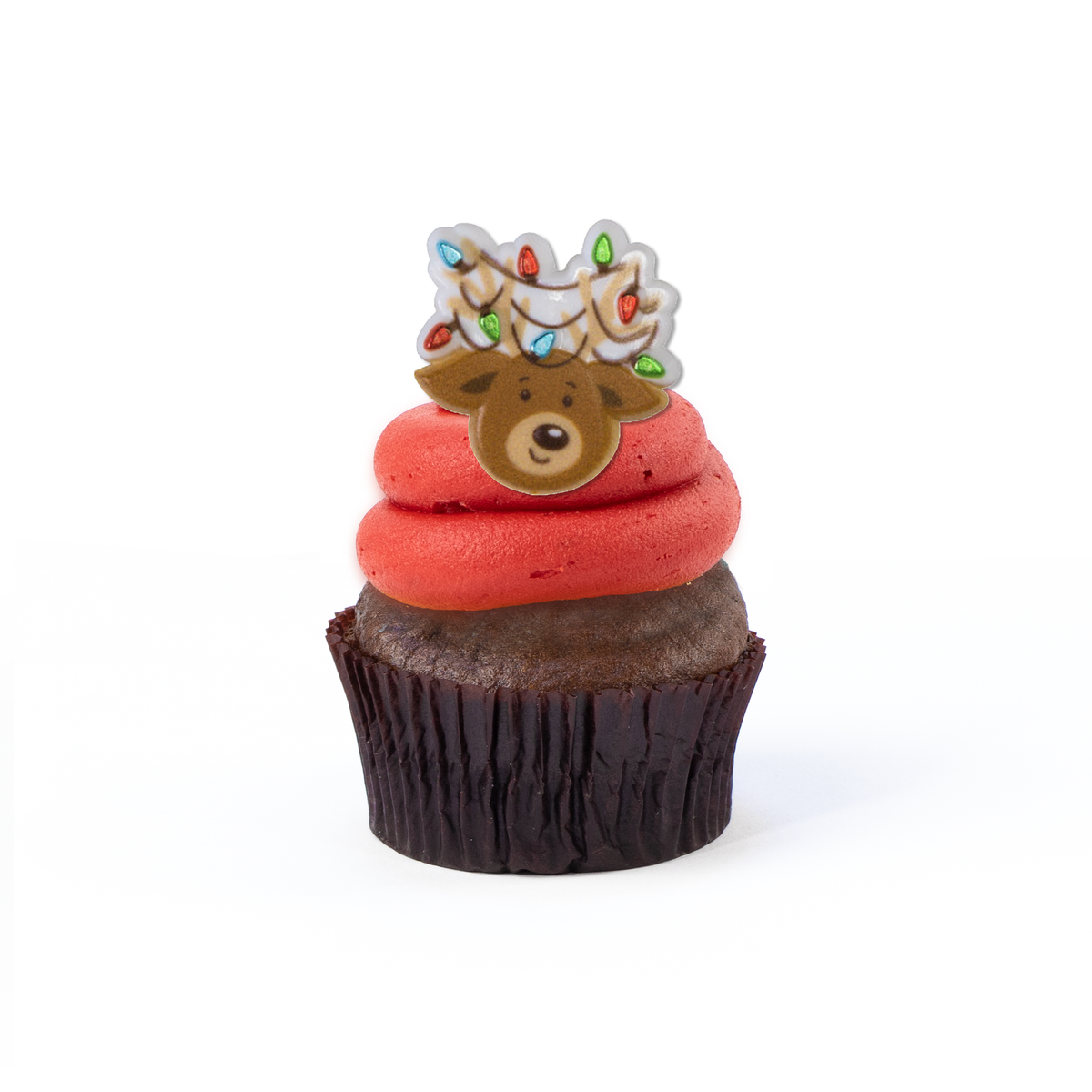 Christmas Cupcake (Single): Nut-Free Treat
