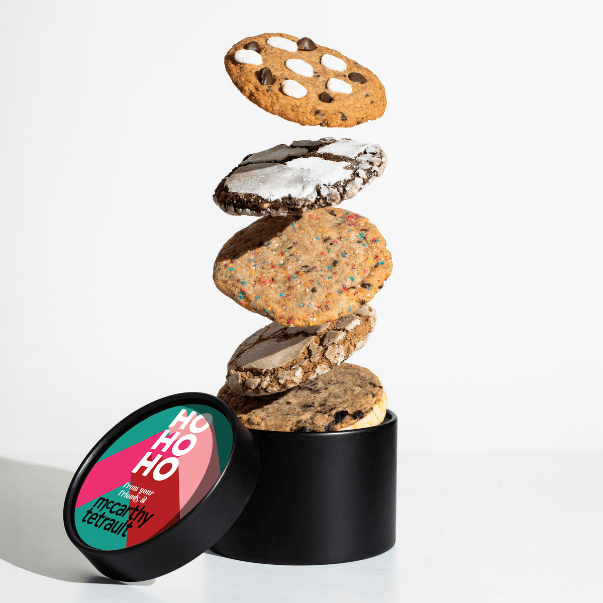 Custom Logo Cookie Gift Box: Branded Nut-Free Corporate Treat