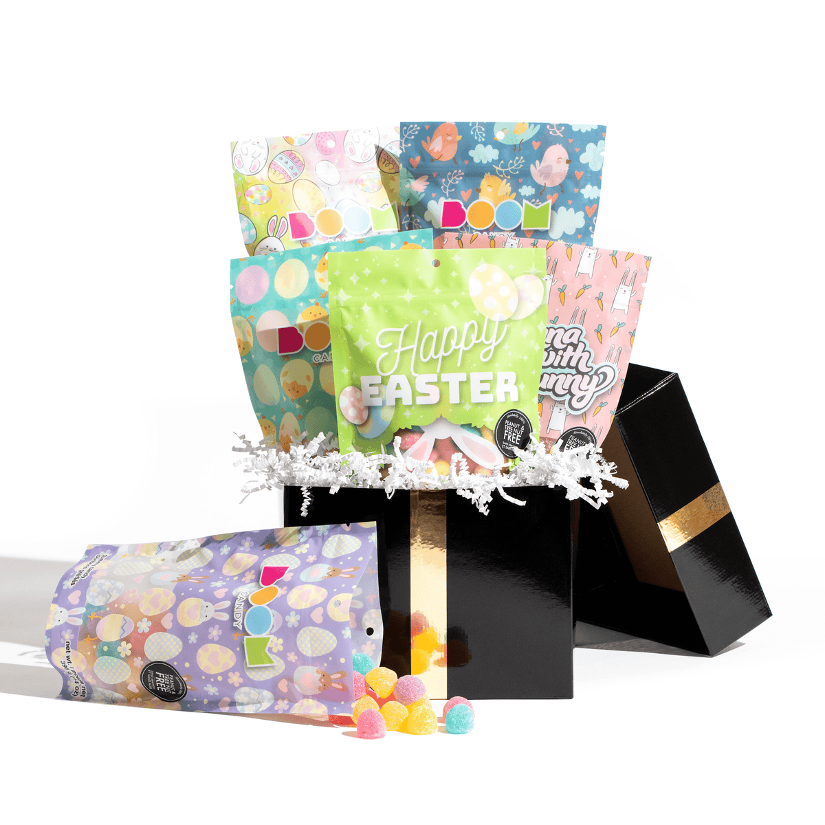 Easter Happy 6 Pack Candy Bag Collection: Nut-Free Gift