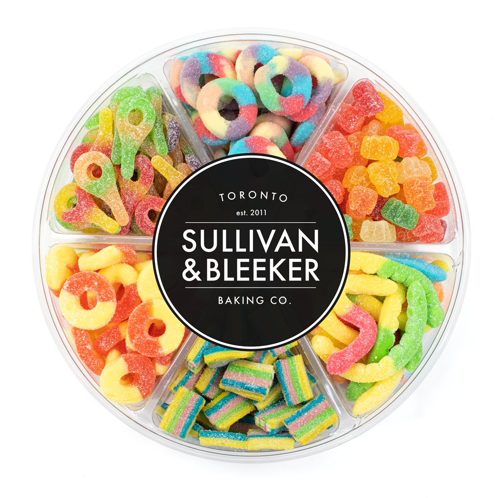 Gummy Candy Tray: Nut-Free 10-Inch Party Platter