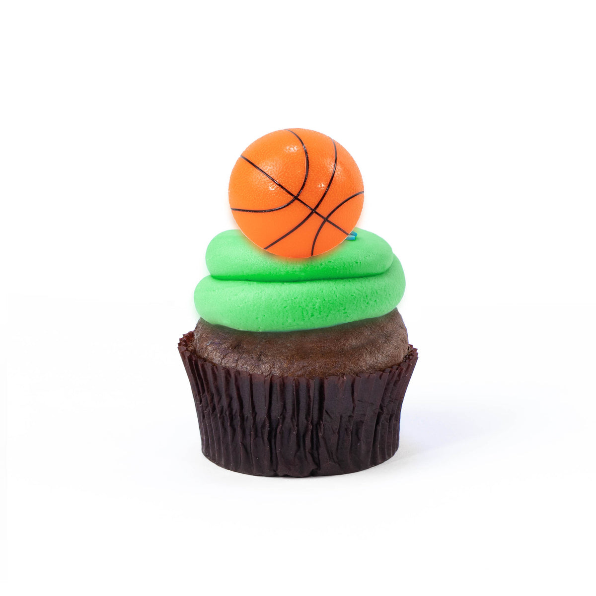 Sports Cupcake (Single): Custom Nut-Free Treat