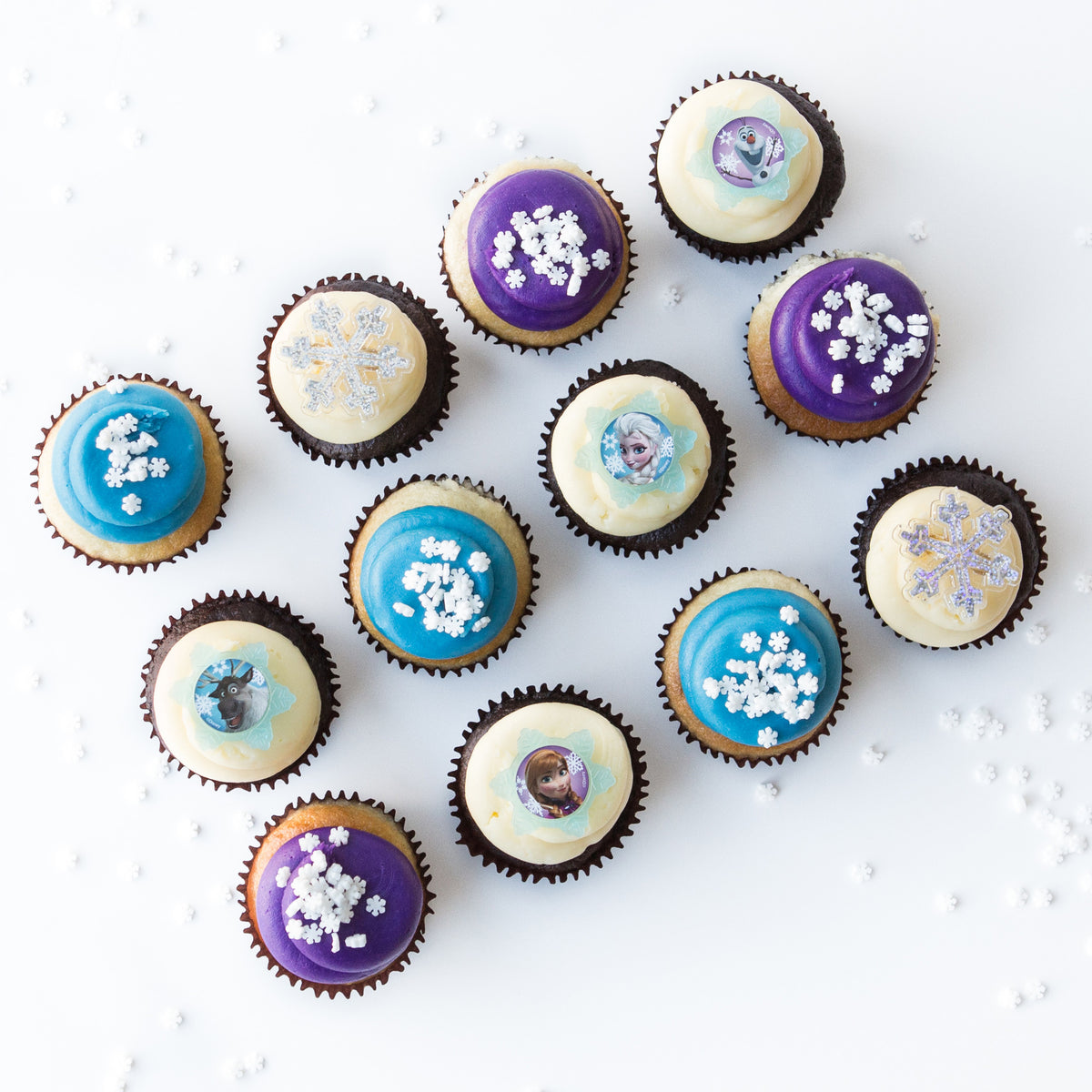 Frozen Dozen: Official Licensed Nut-Free Cupcakes