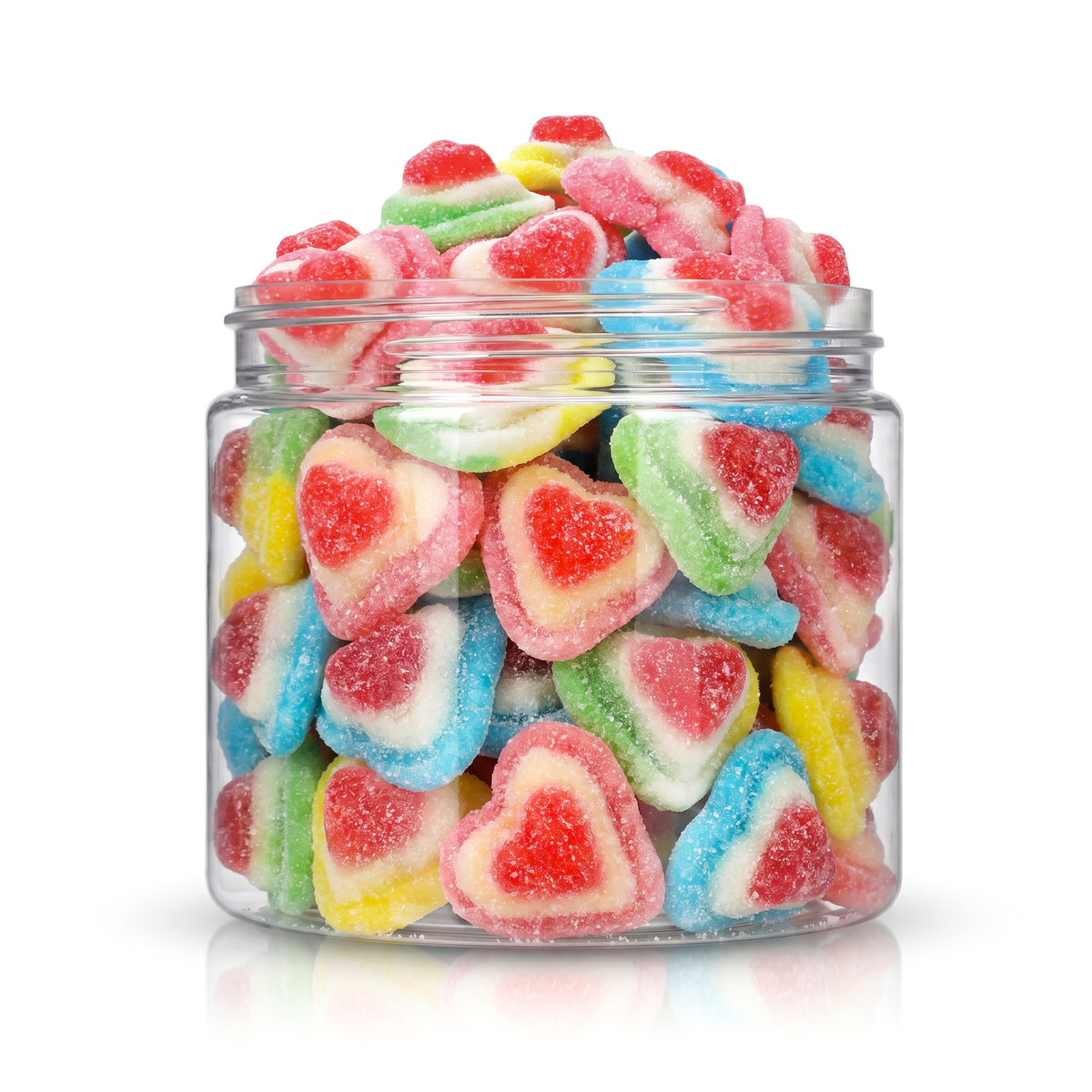 Multi Coloured Hearts