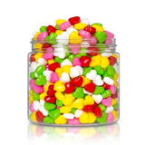 Heart Shaped Sprinkles: Vibrant Rainbow Multi Coloured Dessert Decorating Confetti Shapes