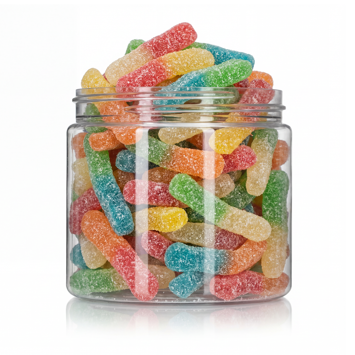 Sour Gummy Worms Bulk Candy, Multi-fruit flavour, Made in Canada, Nut-Free, Year-Round Gift Delivery Toronto.