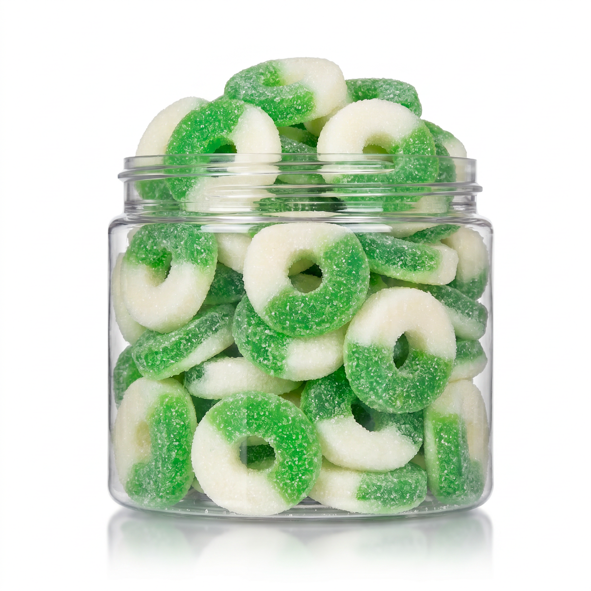 Gummy Green Apple Rings
