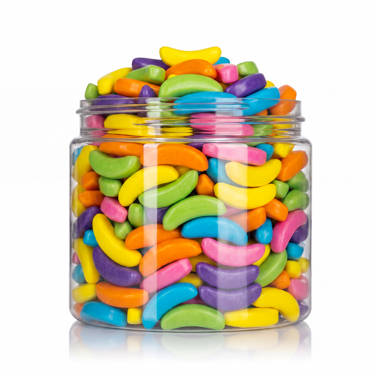 Crunchy Candy Rainbow Bananas