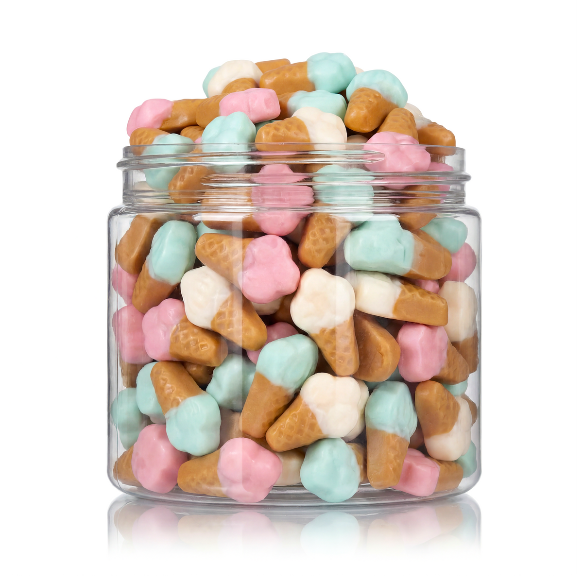 Gummy Ice Cream Cones Bulk Candy, Vanilla Flavour, Product of Turkey, Nut-Free, Summer Gift Delivery Toronto.