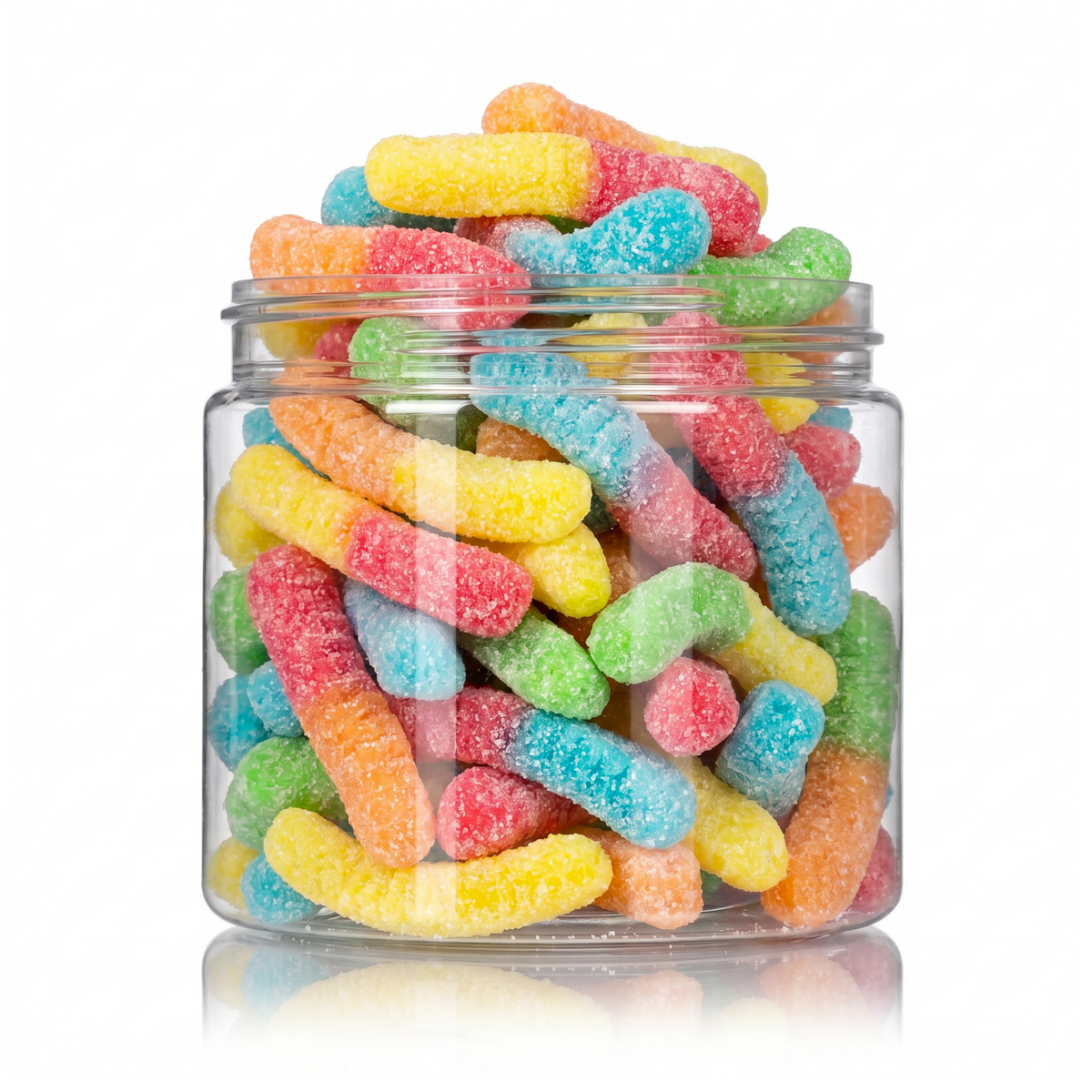 Sour Neon Gummy Worms