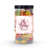 Personalized Candy Jar: Nut-Free Custom Message Gift