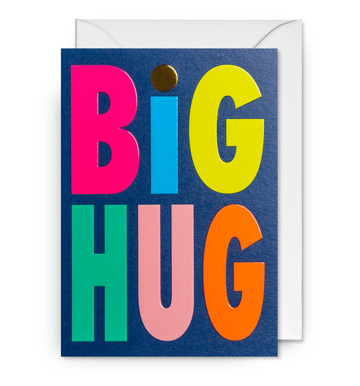 Big Hug Colourful Card