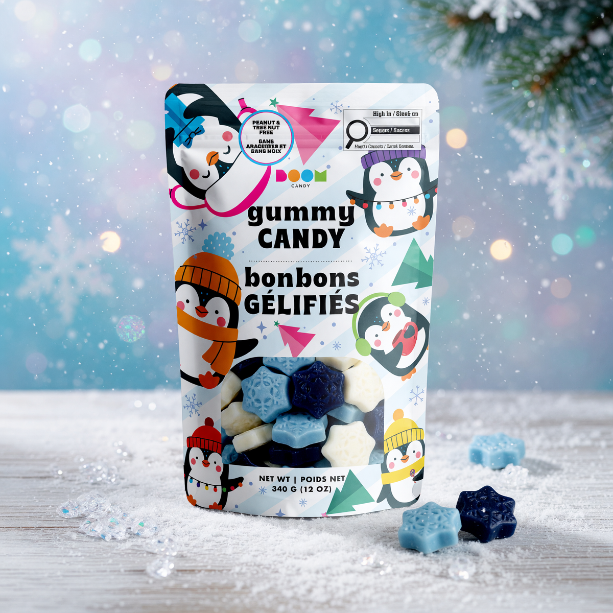 Cute Penguins: Festive Winter Candy