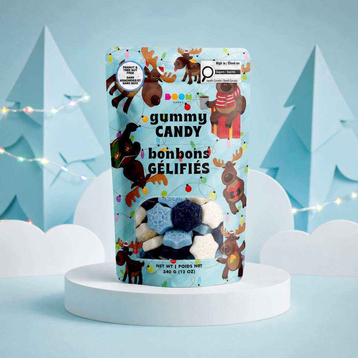 Reindeer & Lights: Festive Holiday Candy