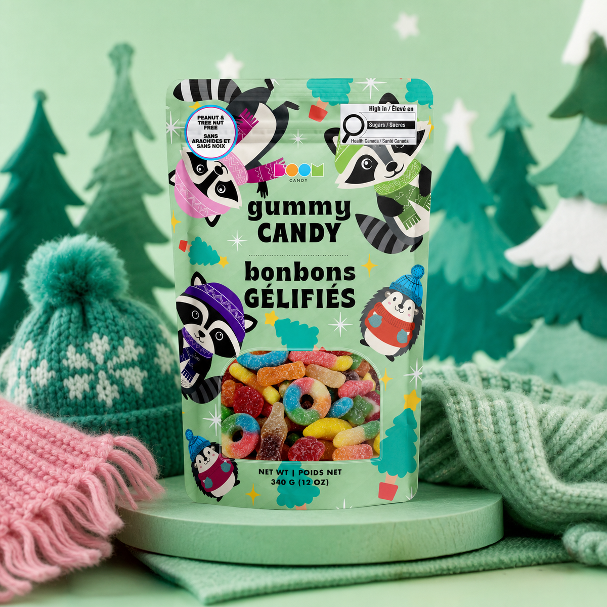 Raccoons & Hedgehogs: Cozy Woodland Candy