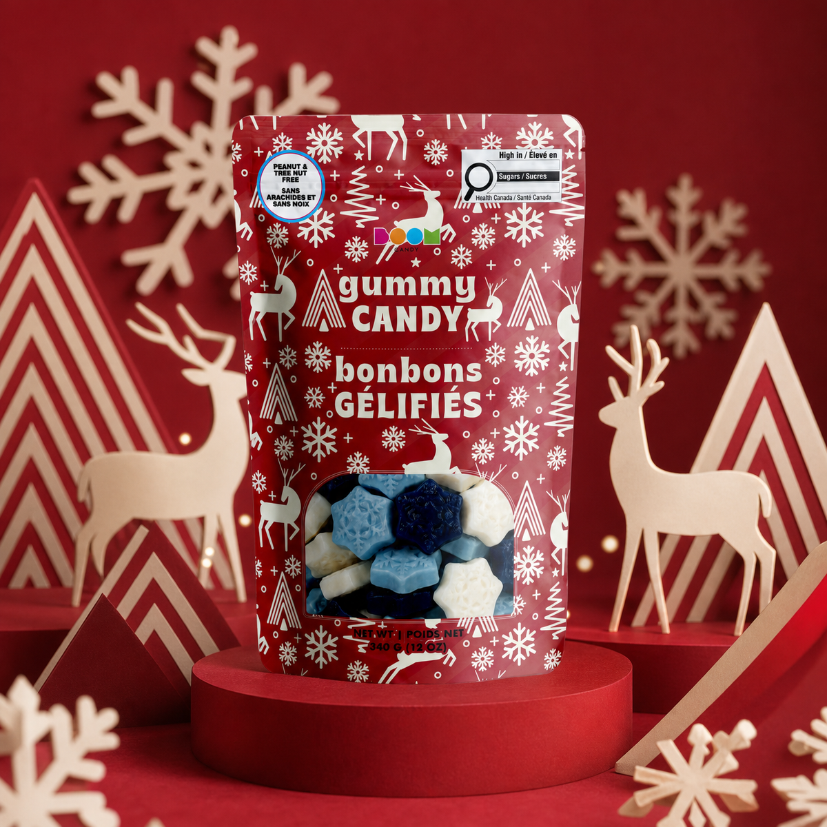 Reindeer & Snowflakes: Festive Holiday Candy