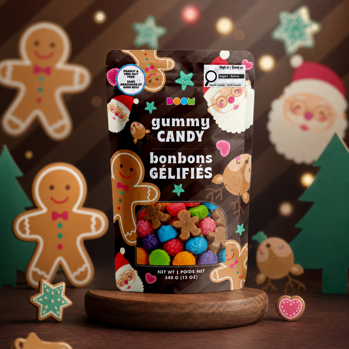 Santa & Gingerbread: Holiday Gummy Mix