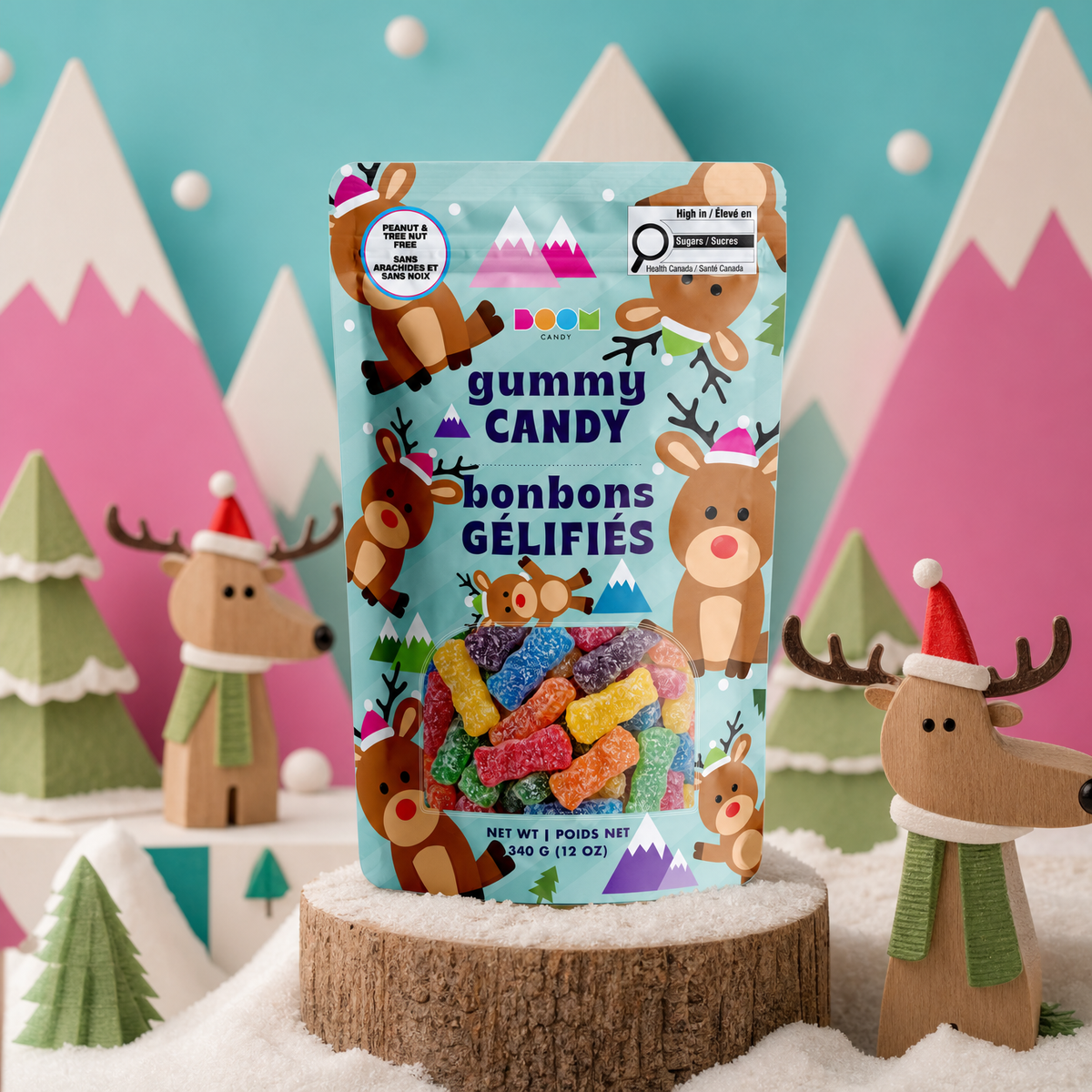 Sitting Reindeer: Festive Holiday Candy