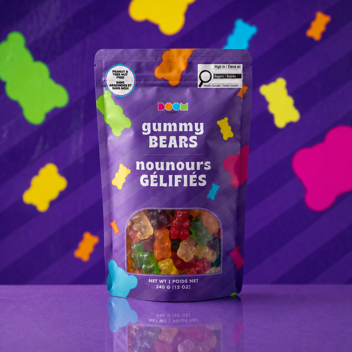 Gummy Bear Candy Bag: Classic Fruity Soft Sweets