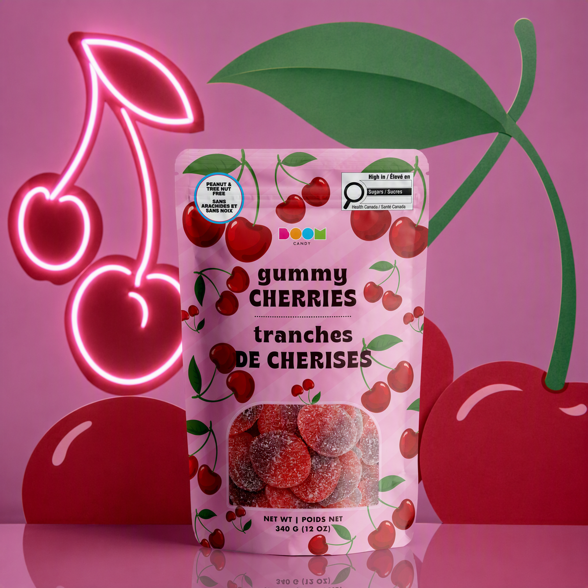 Gummy Cherries: Sweet Fruity Chewy Sweets
