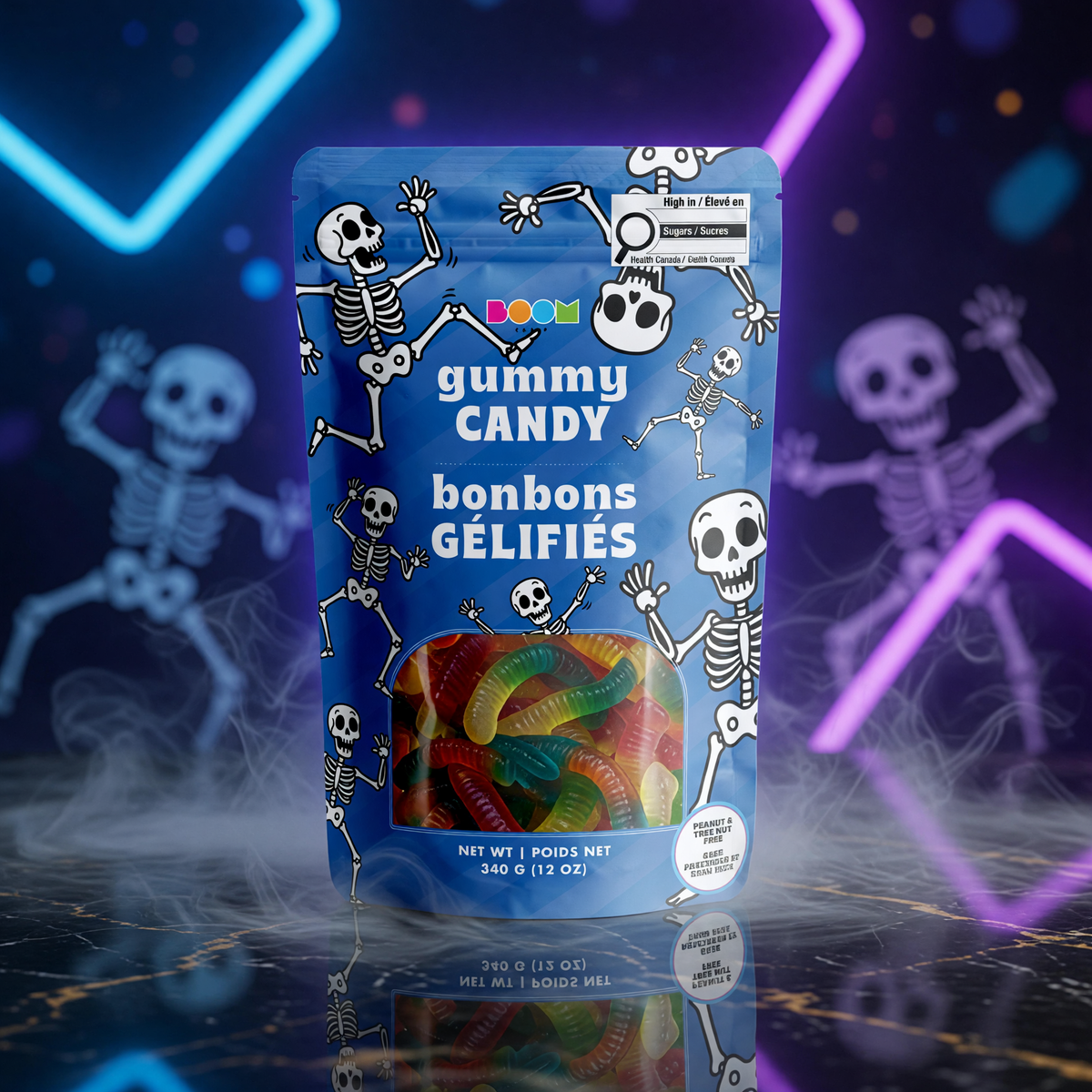 Dancing Skeletons: Fruity Gummy Candy