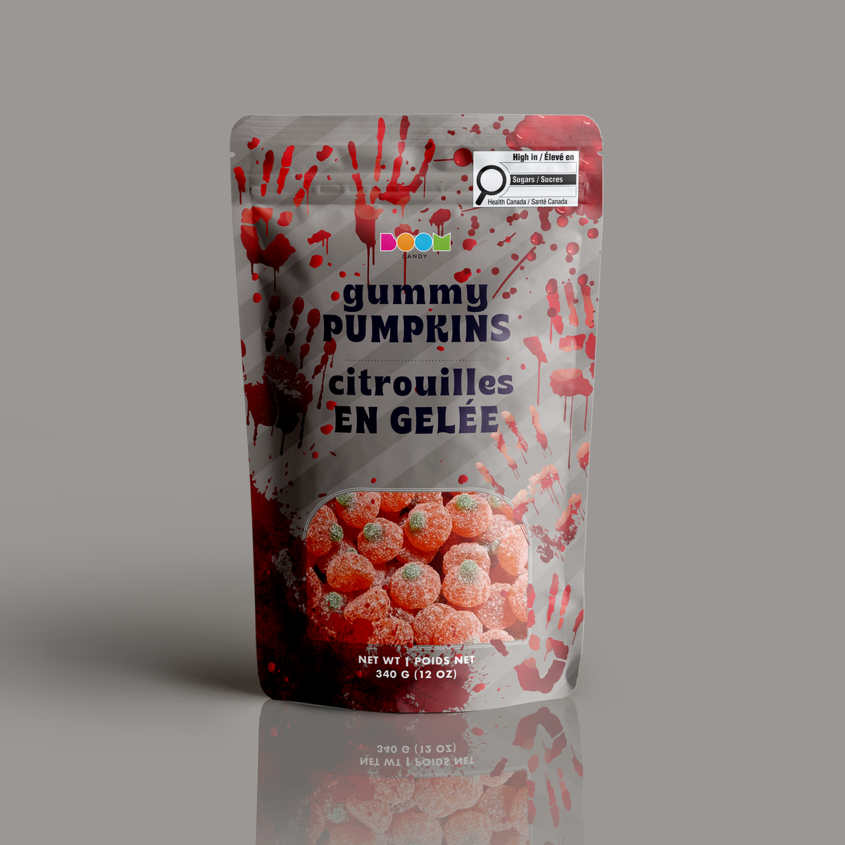 Bloody Hands: Gummy Pumpkins
