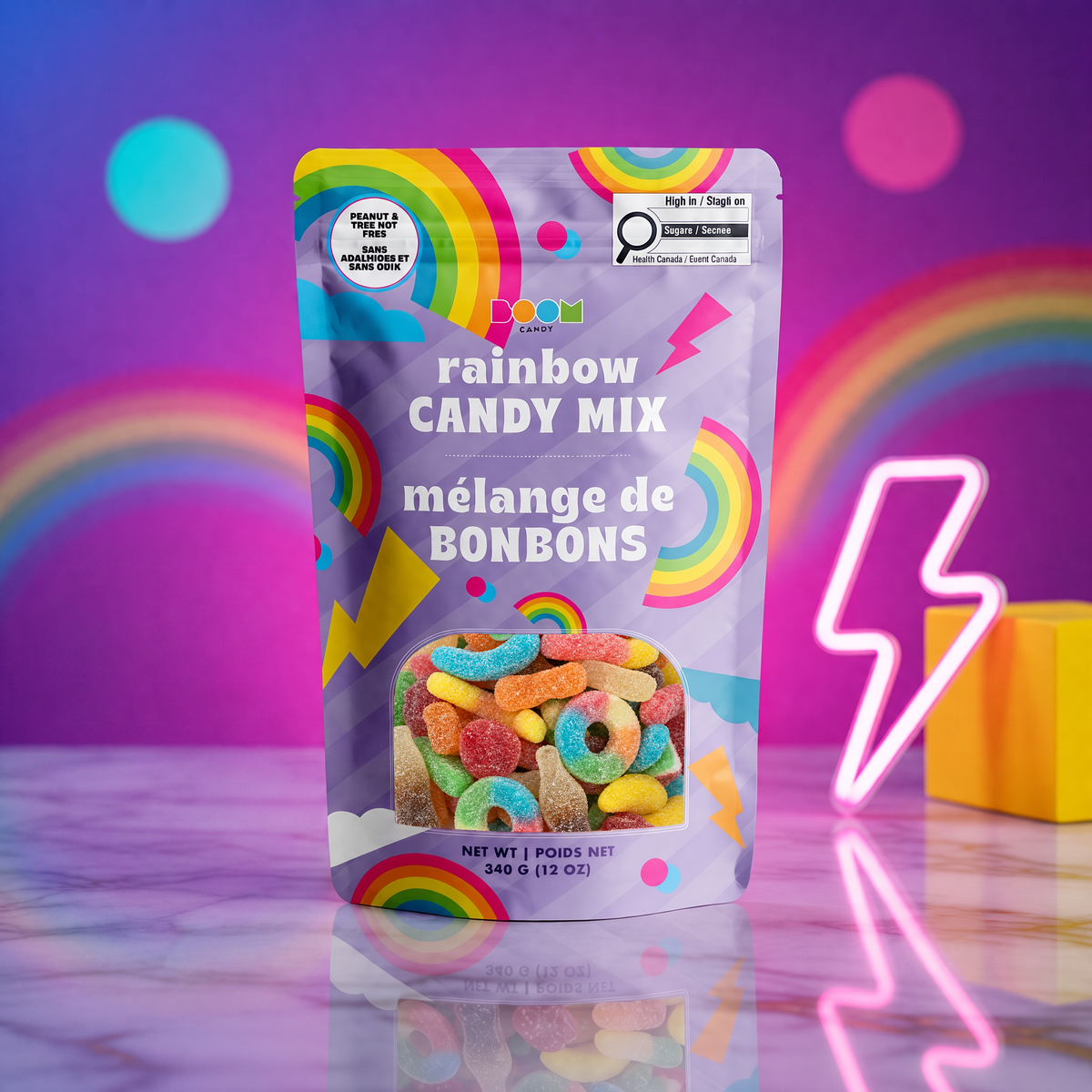 Rainbow Candy Mix: Vibrant Fruity Sweets