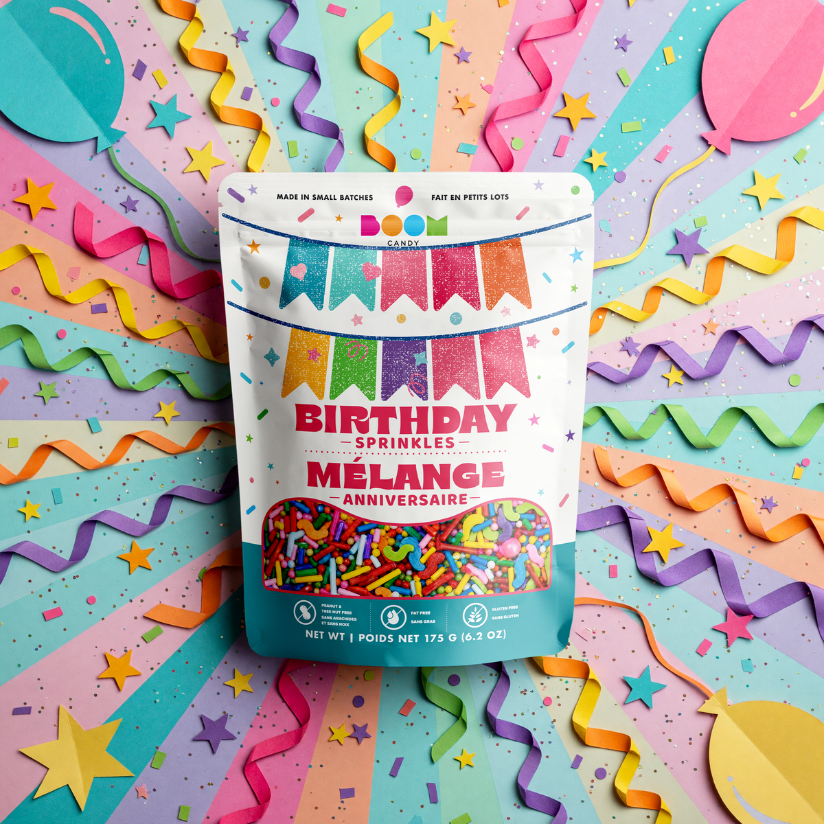Birthday Sprinkle Bag: Sprinkles Cake Decorating