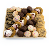 Custom Logo Cookie & Brownie Dessert Tray: Nut-Free Platter