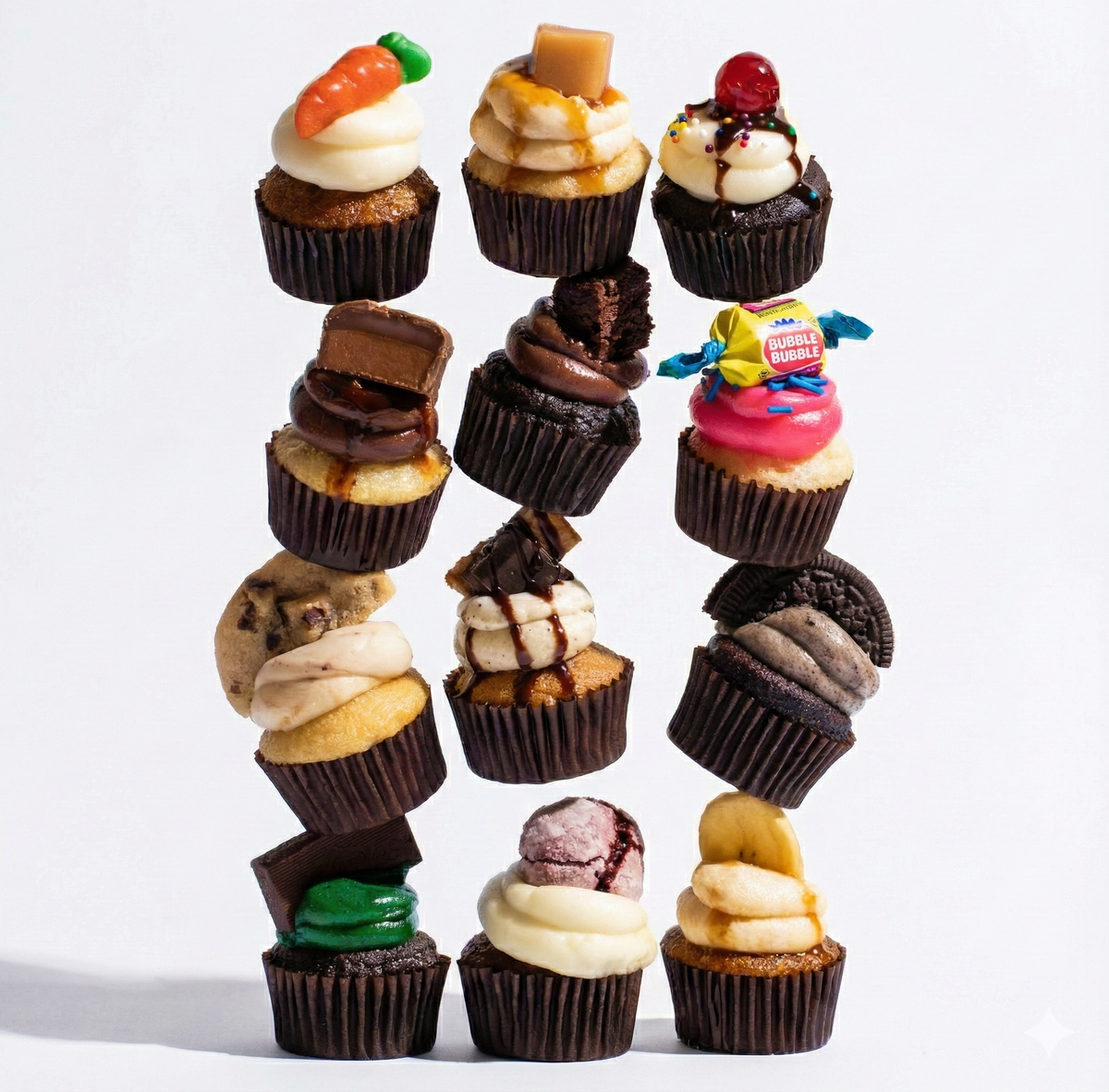 Custom Nut-Free Cupcake Pack: Any Flavour, Any Size