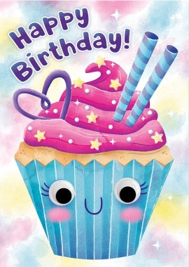 Happy Birthday Cupcake Card