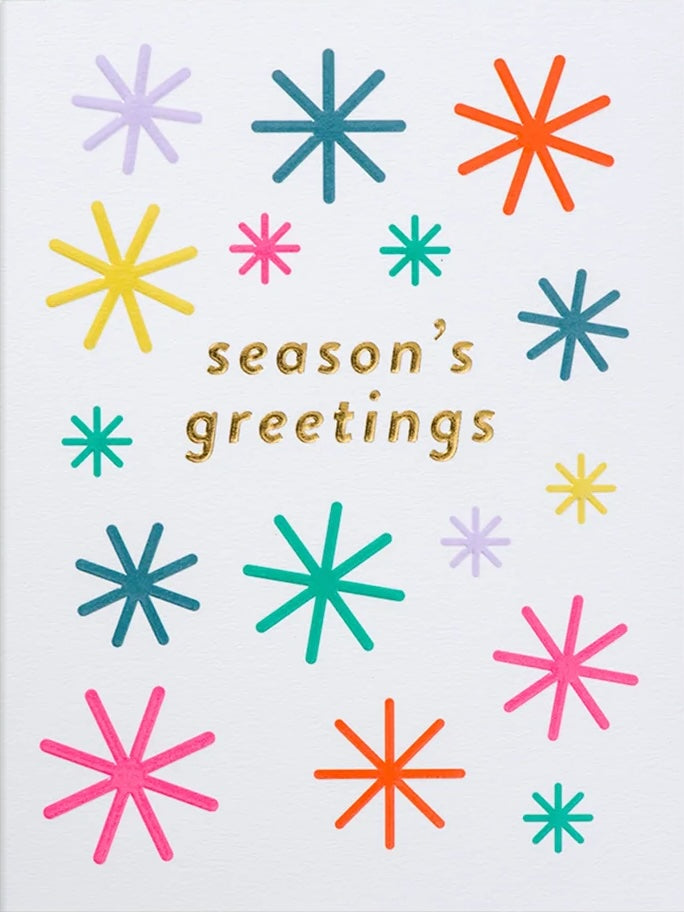 Season's Greetings Starburst Card