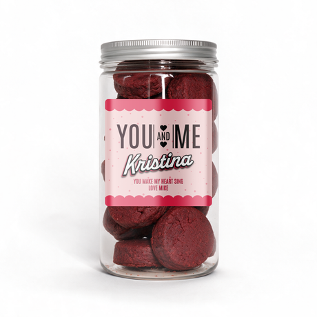 Personalized Shortbread Tub: Custom Nut-Free Gift