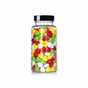 Rainbow Heart Shaped Sprinkles package featuring a vibrant multi-coloured assortment of heart candy confetti shapes for baking from a 100% peanut and tree nut free facility.