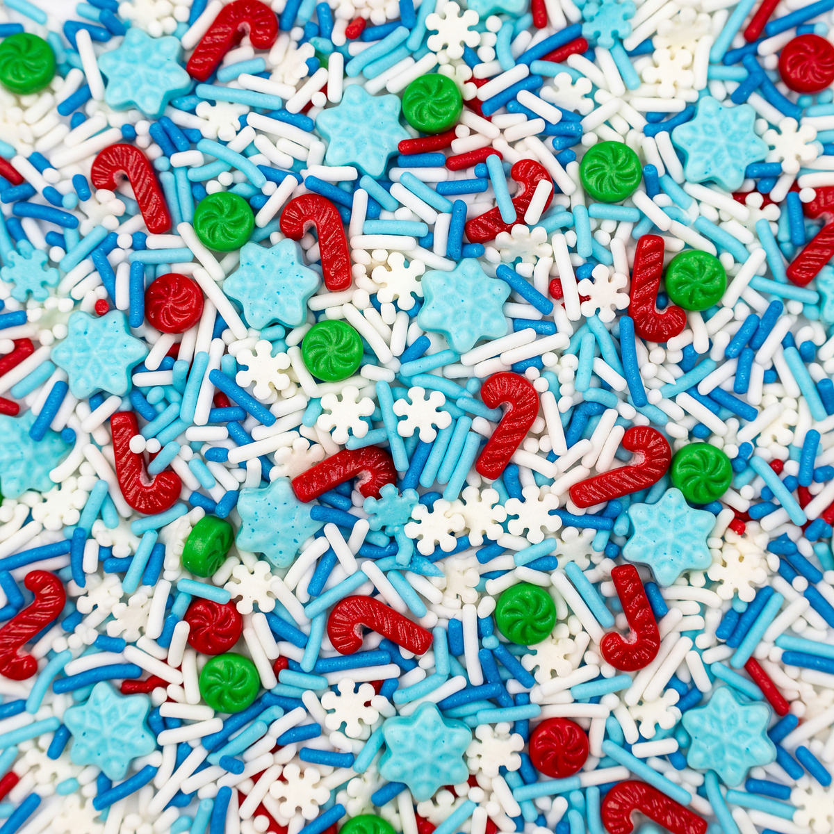 Winter Sprinkle Mix: Vibrant Snowy Decorating Sprinkles