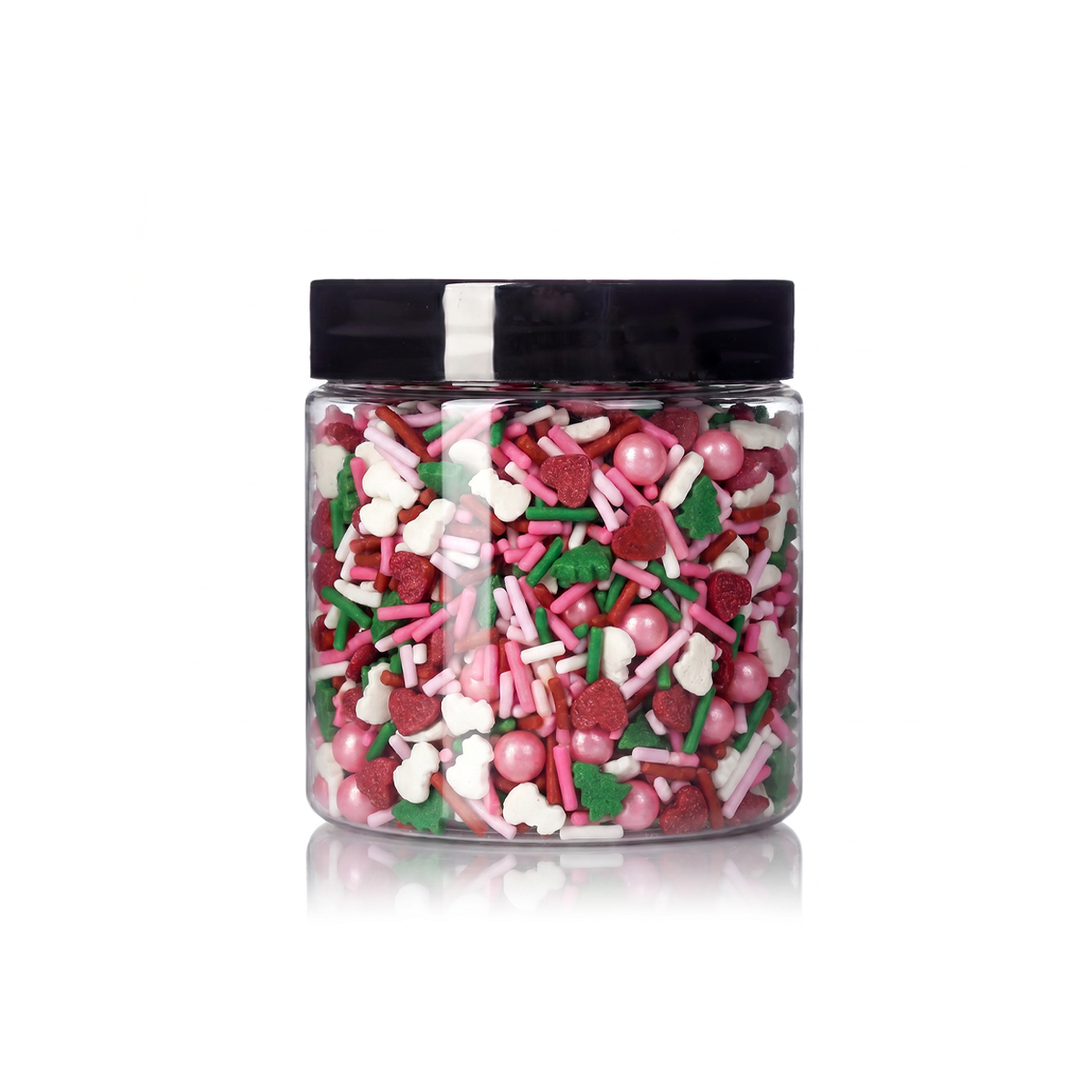 Pink Christmas Sprinkle Mix: Vibrant Holiday Decorating Sprinkles