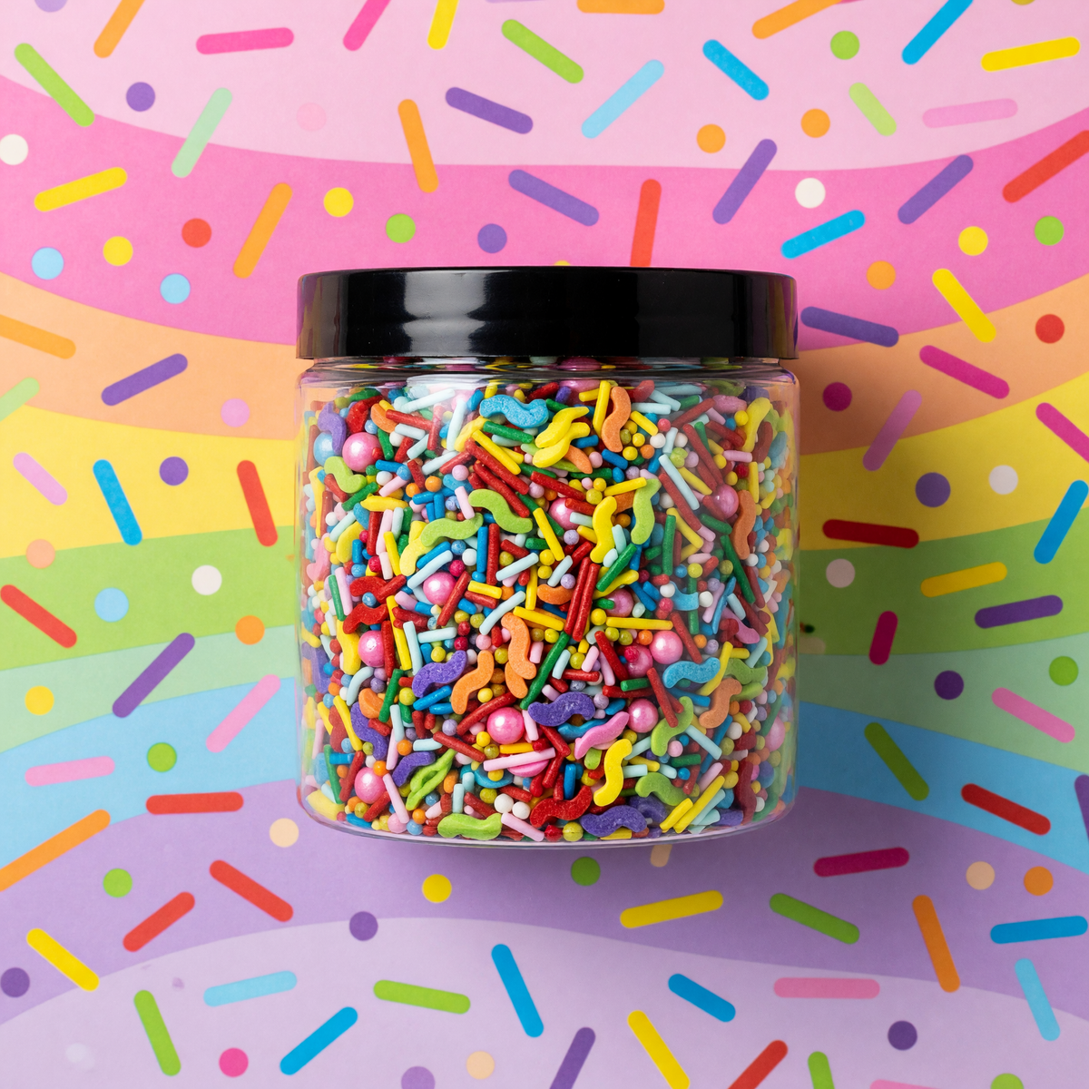 Super Fun Birthday Sprinkle Mix: Multi Coloured Sprinkles
