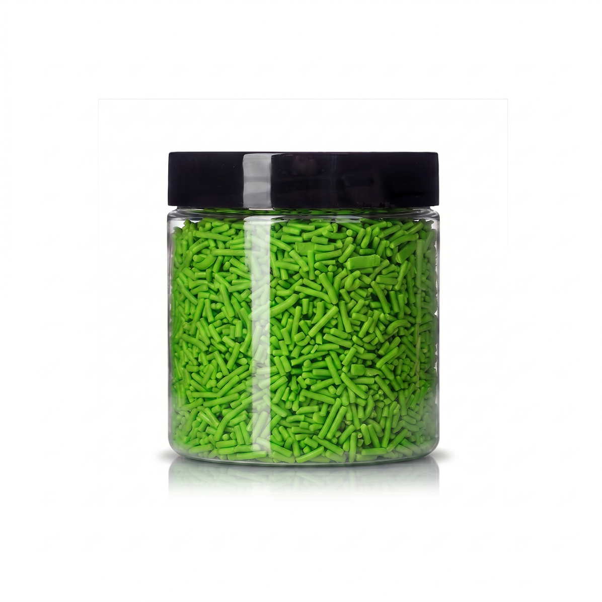 Green Fresh Jimmies: Bright Green Dessert Decorating Sweet Sprinkles