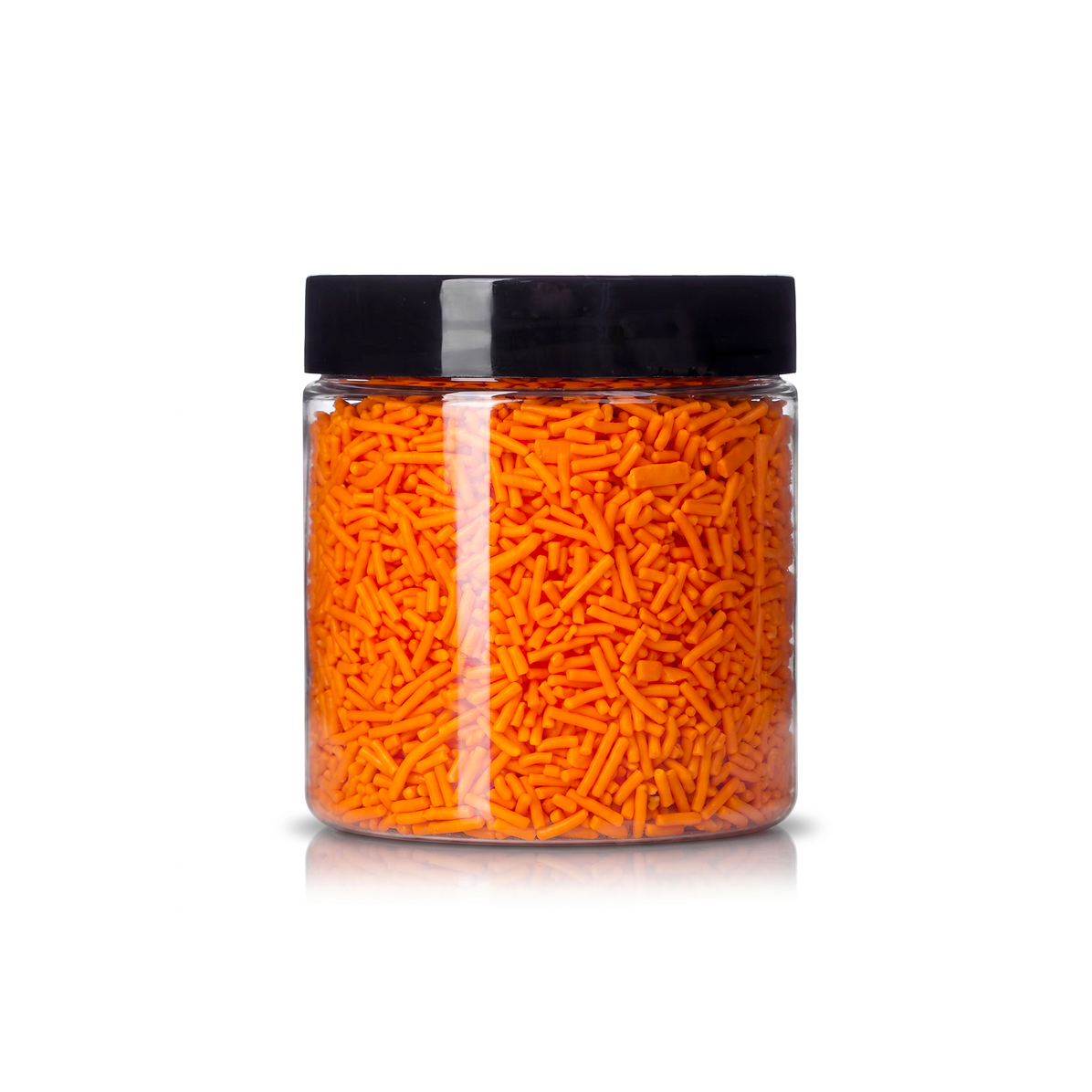 Orange Jimmies: Vibrant Sunset Dessert Decorating Sweet Sprinkles