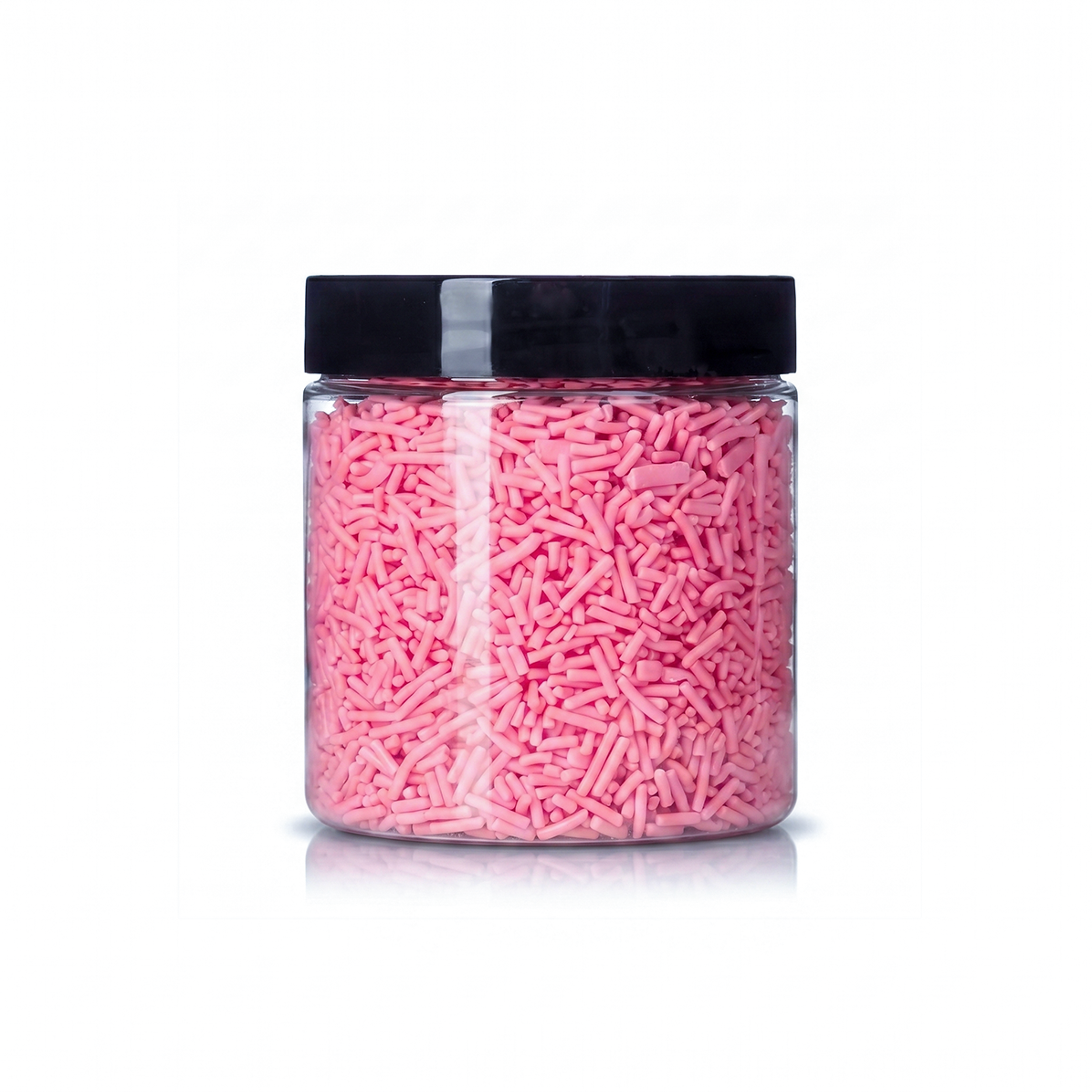 Pink Aurora Jimmies: Shimmering Magical Pink Dessert Decorating Sweet Sprinkles
