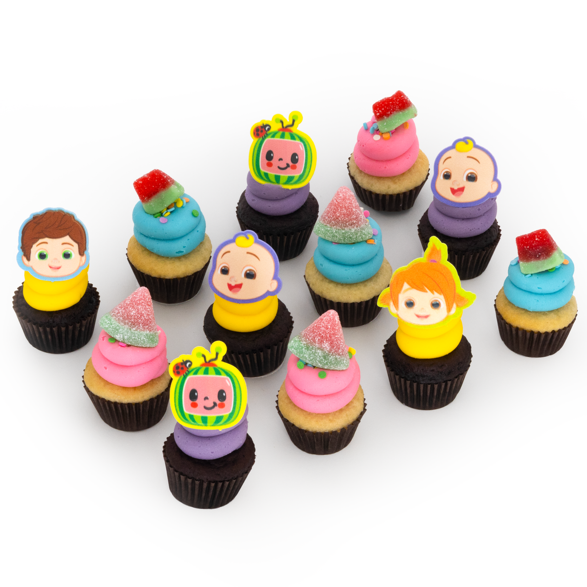 The CoComelon Dozen: Official Licensed Nut-Free Cupcakes