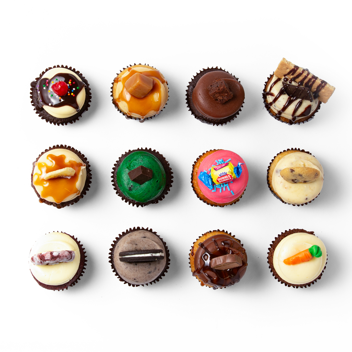The Dirty Dozen: 12 Assorted Gourmet Nut-Free Cupcakes