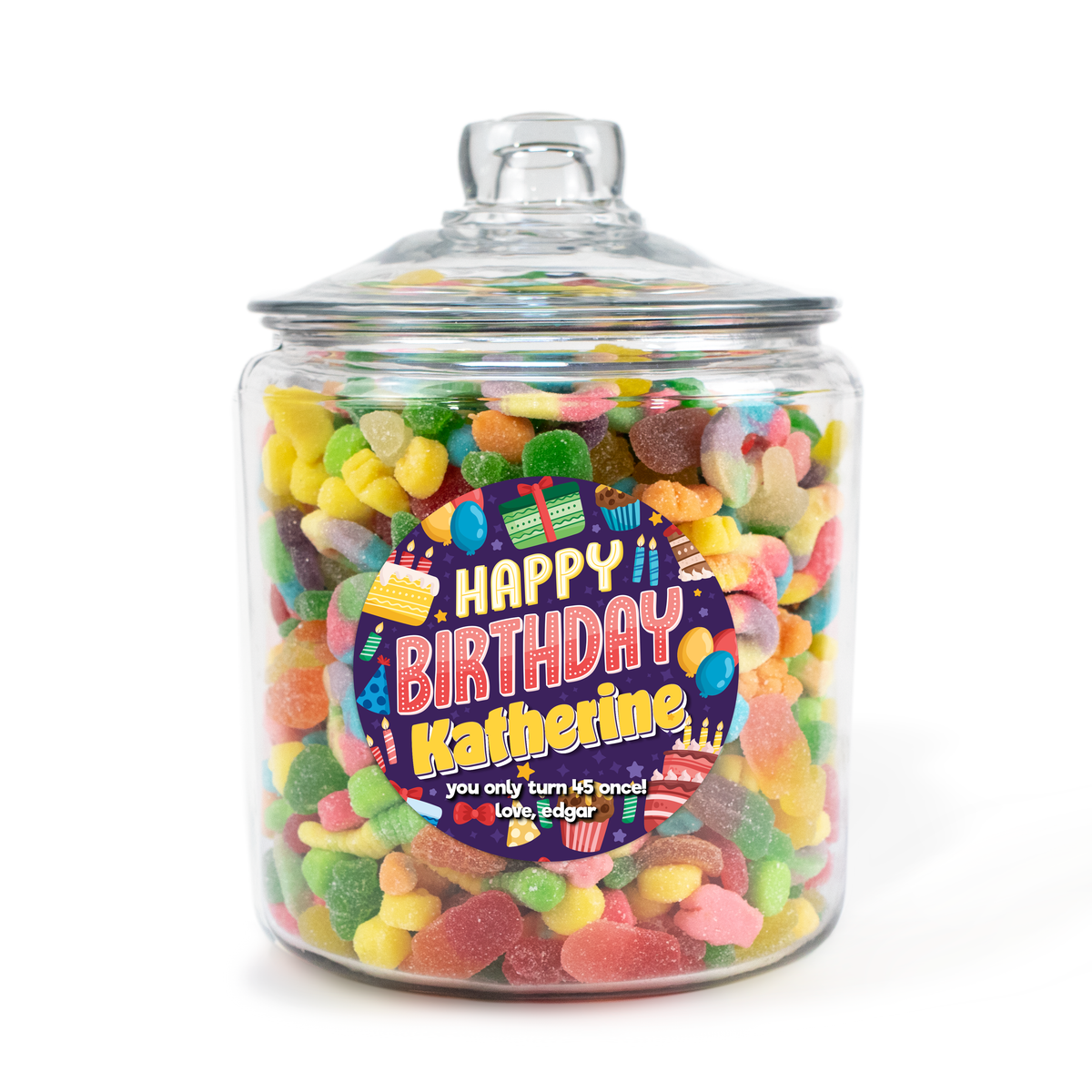 Personalized Jar o&#39;Candy