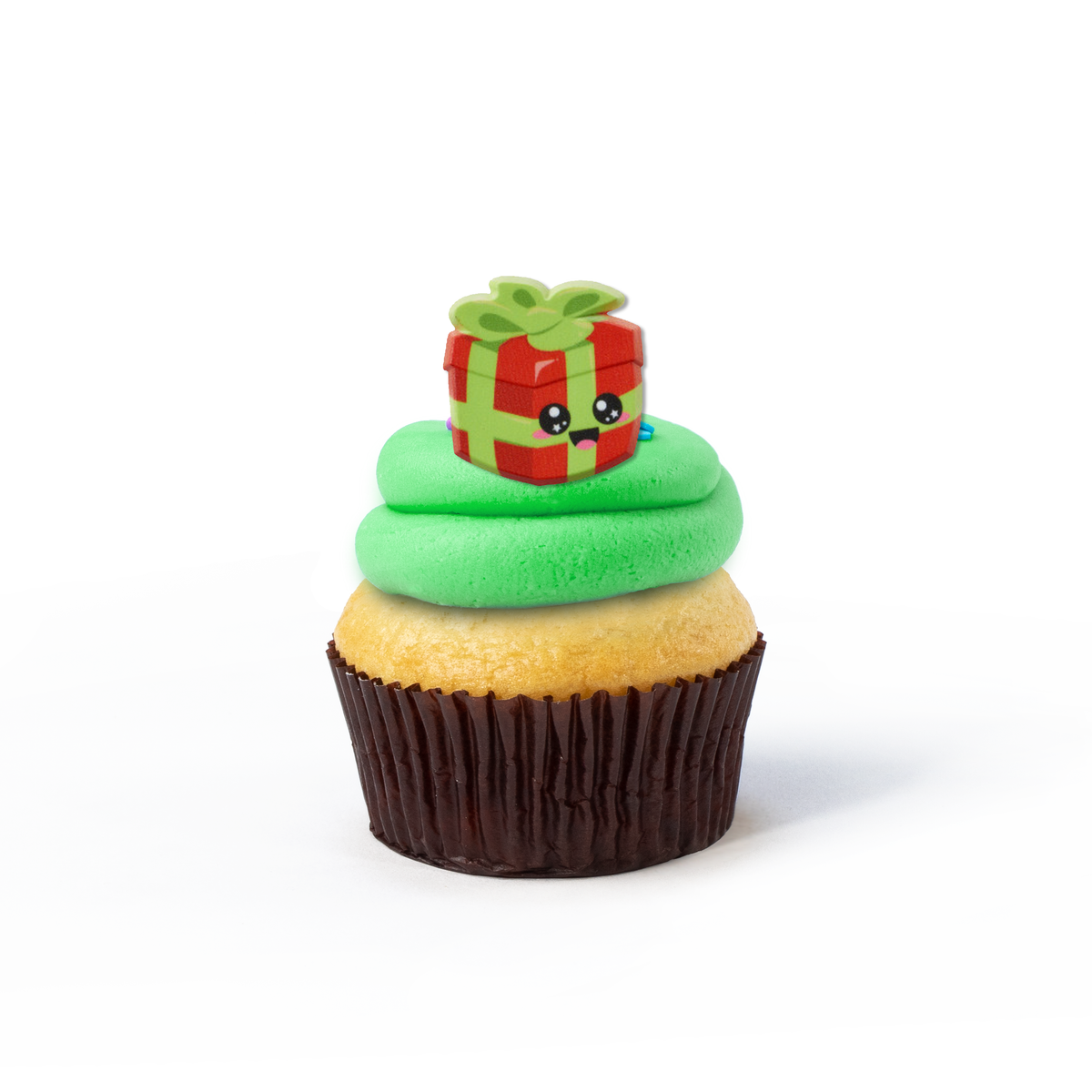 Christmas Cupcake (Single): Nut-Free Treat