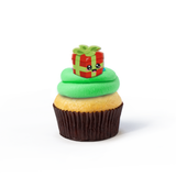 Christmas Cupcake (Single): Nut-Free Treat