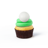 Sports Cupcake (Single): Custom Nut-Free Treat