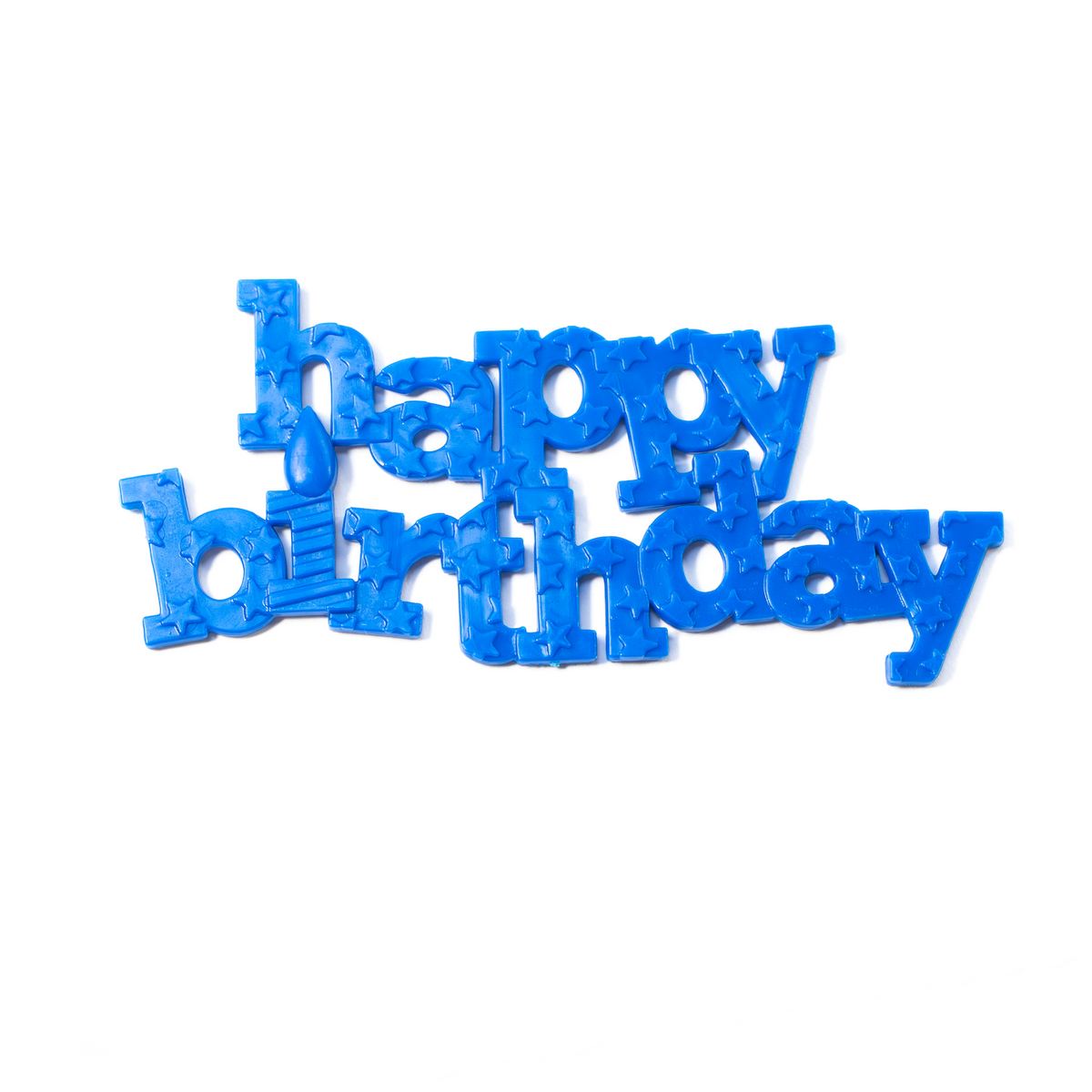 Happy Birthday Plaque - Blue