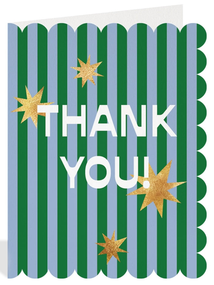 Thank You Stripes & Stars Card