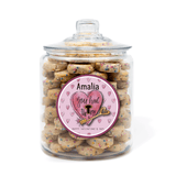Personalized Shortbread Cookie Jar (100+): Elegant Nut-Free Gift